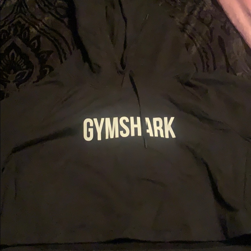Gymshark cropped hoodie.